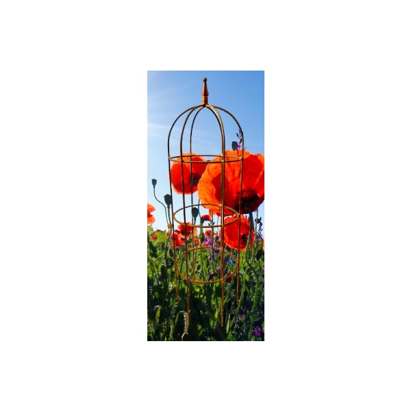 Podpora do roślin krzewów kwiatów roślin PERGOLA ozdoba średnica 25cm wysokość 90cm